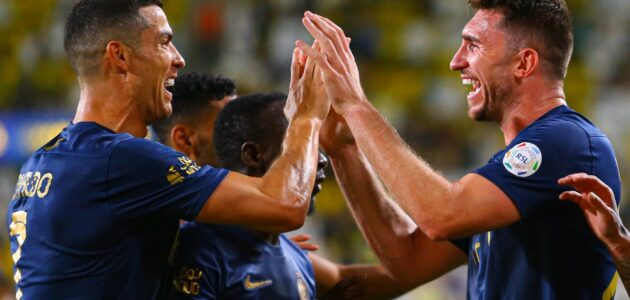 دورى روشن.. النصر يحافظ على الوصافة بثنائية فى مرمى الخليج